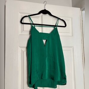 Green cutout tank